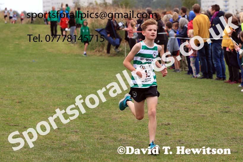Boys and Girls Under-13s, 2024 Sunderland XC Relays.  Photo: David T. Hewitson/Sports for All Pics